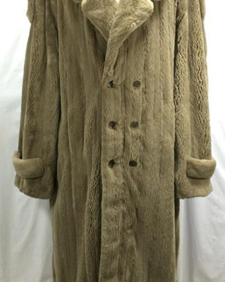 men;s mink full length coat