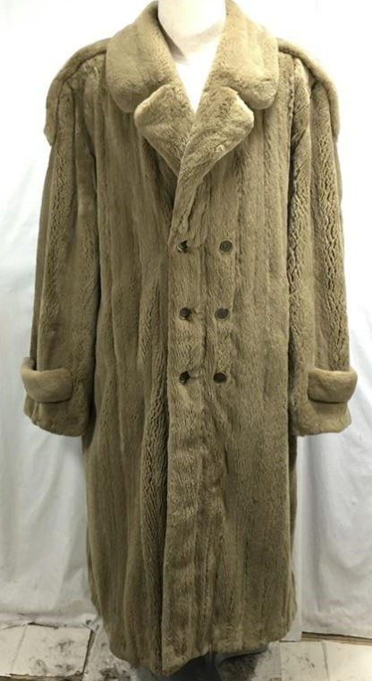men;s mink full length coat
