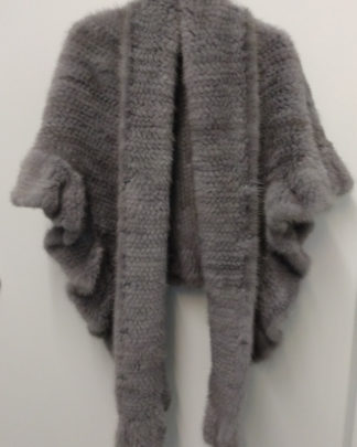 knit mink wrap stole shawl fur liquidation